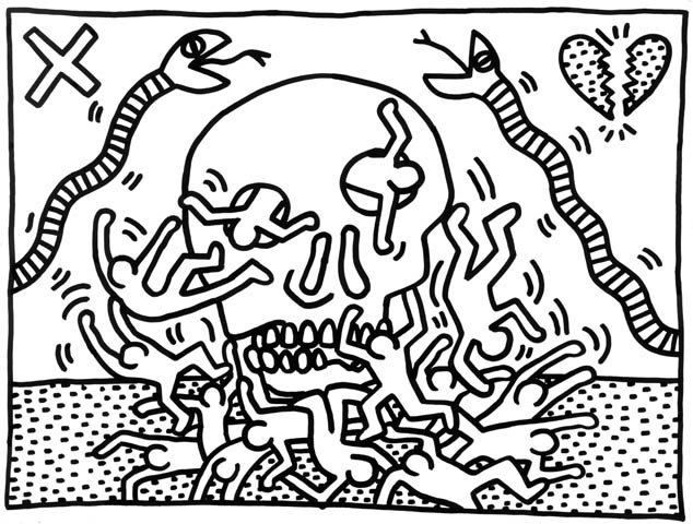 Keith Haring: Cím nélkül, 1983.